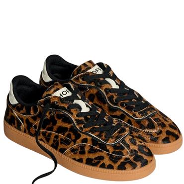 HOFF WOMENS LACE TRAINER - LEOPARD ANIMAL PRINT
